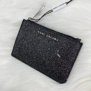 MARC JACOBS - OS - NWT Black Sparkle Card Holder Wallet